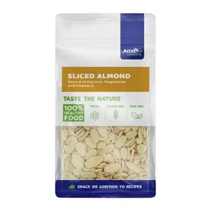 Hạnh Nhân Lát Không Vỏ, Sliced Almond, Gluten Free (265g) - ATLAS GARDEN